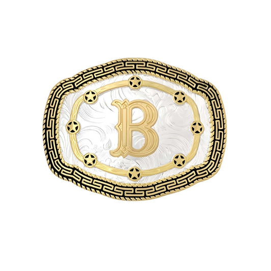 Boucle de ceinture Alphabet, B, modèle Brynn - La Boutique de la Ceinture