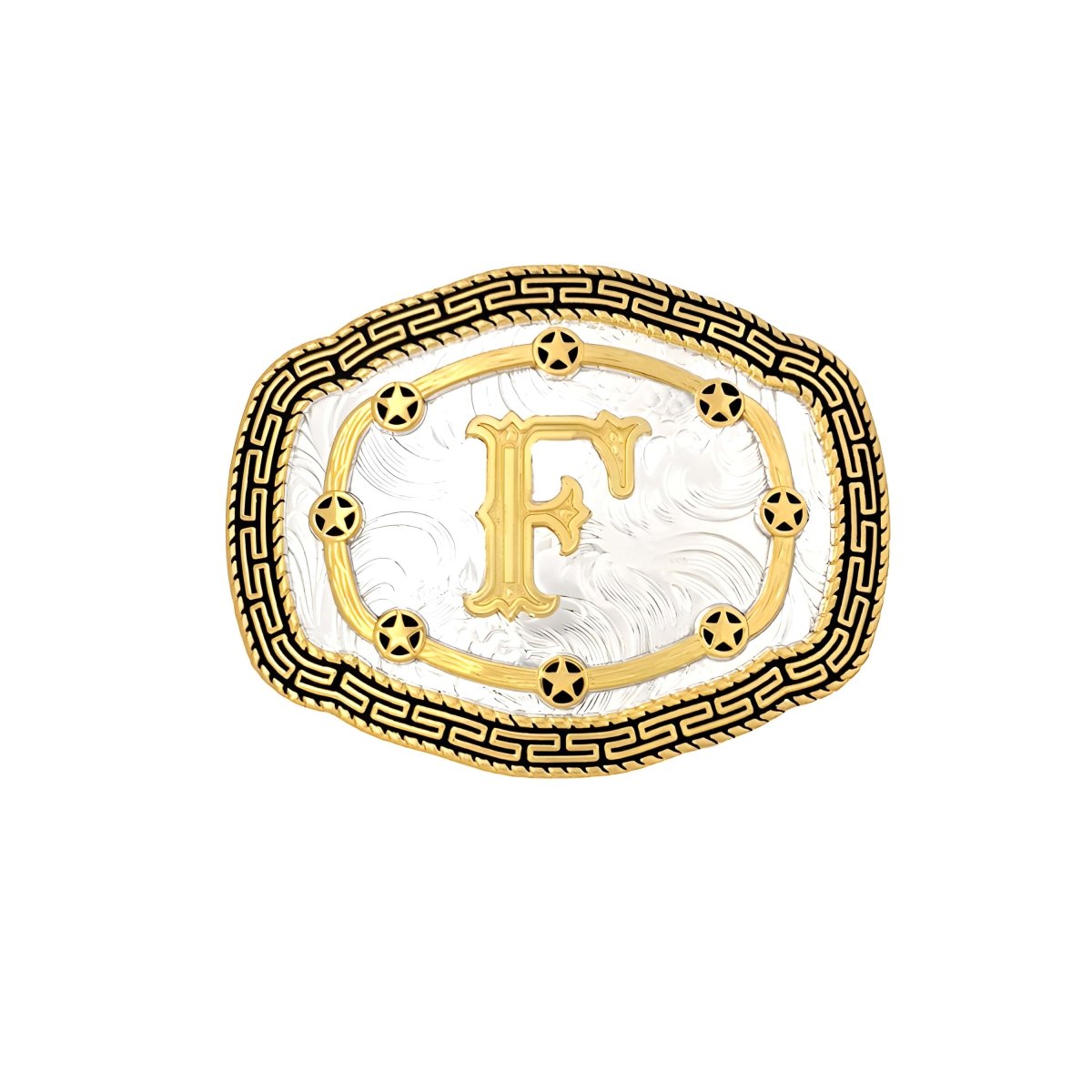 Boucle de ceinture Alphabet, F, modèle Felice - La Boutique de la Ceinture