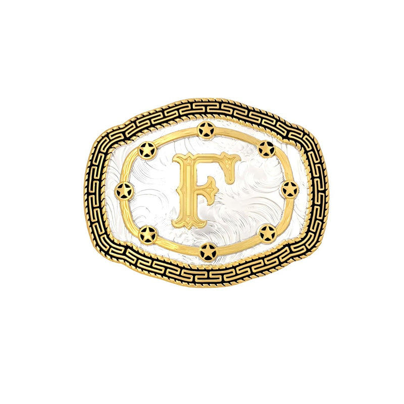 Boucle de ceinture Alphabet, F, modèle Felice