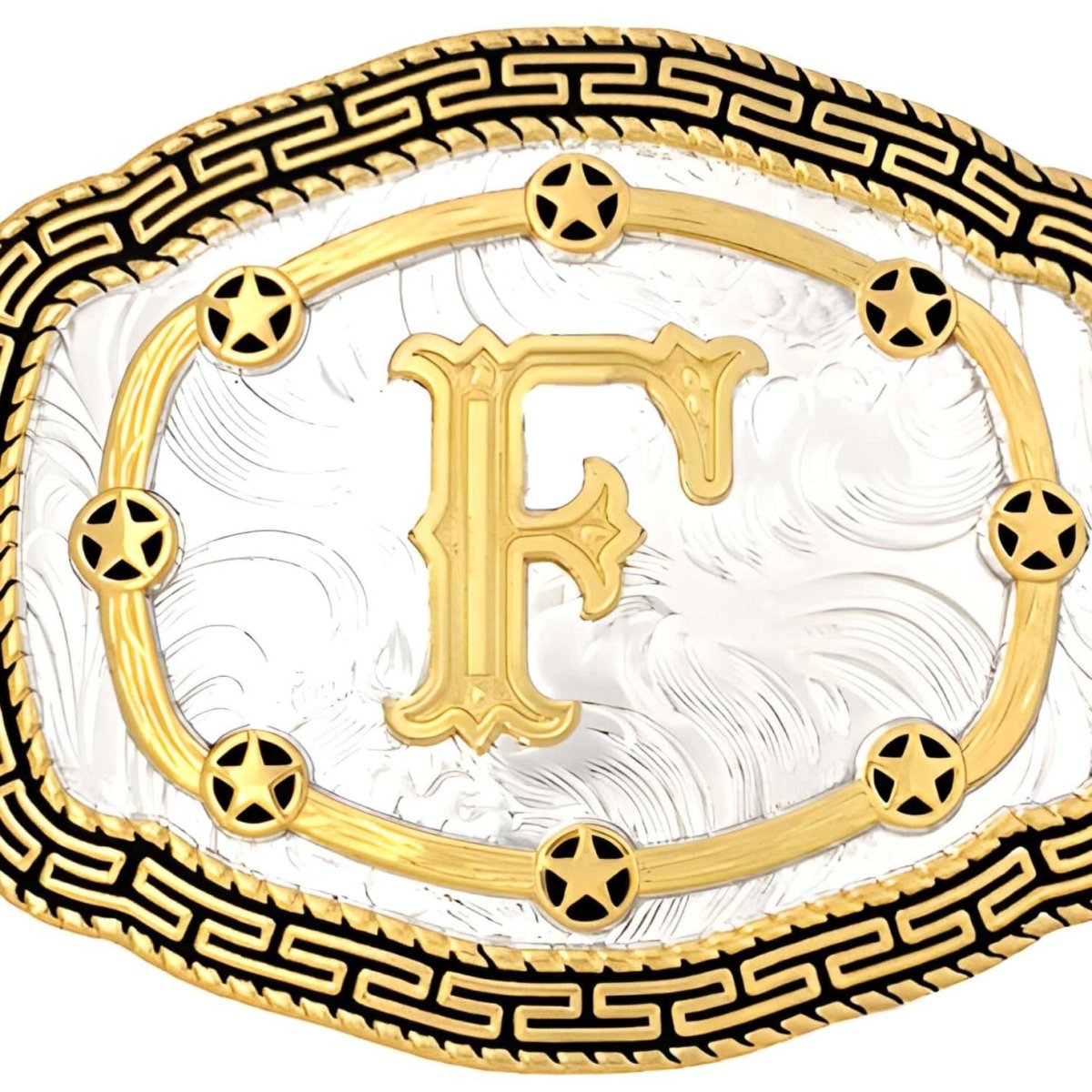 Boucle de ceinture Alphabet, F, modèle Felice - La Boutique de la Ceinture