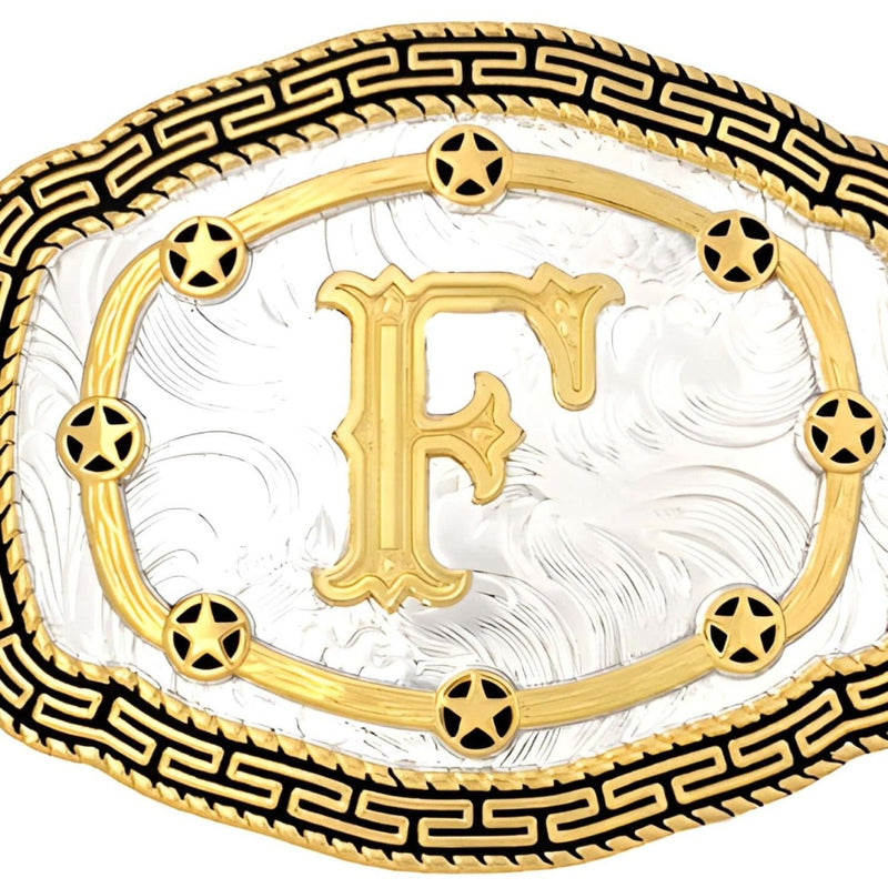 Boucle de ceinture Alphabet, F, modèle Felice