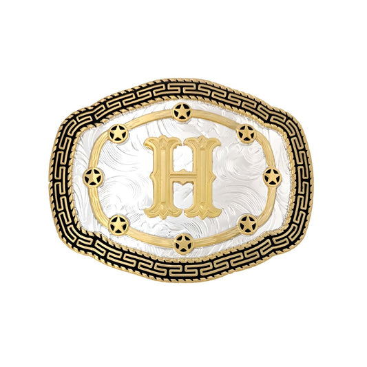 Boucle de ceinture Alphabet, H, modèle Hayden - La Boutique de la Ceinture