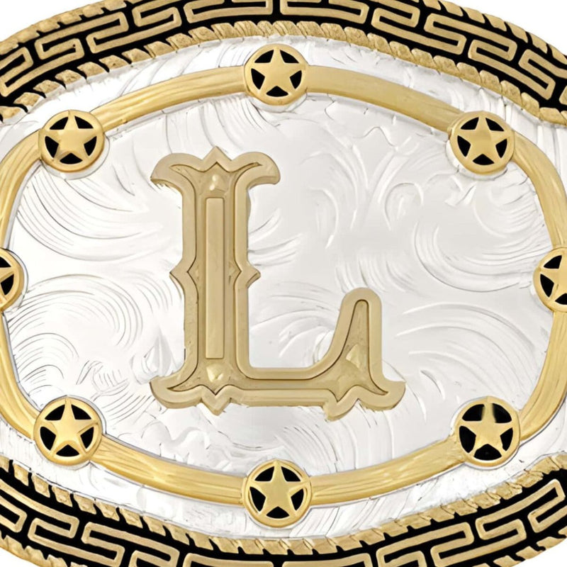 Boucle de ceinture Alphabet, L, modèle Louka