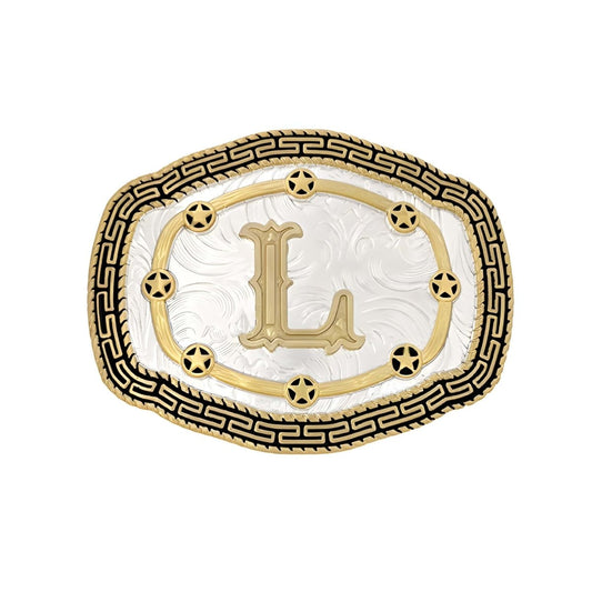 Boucle de ceinture Alphabet, L, modèle Louka - La Boutique de la Ceinture