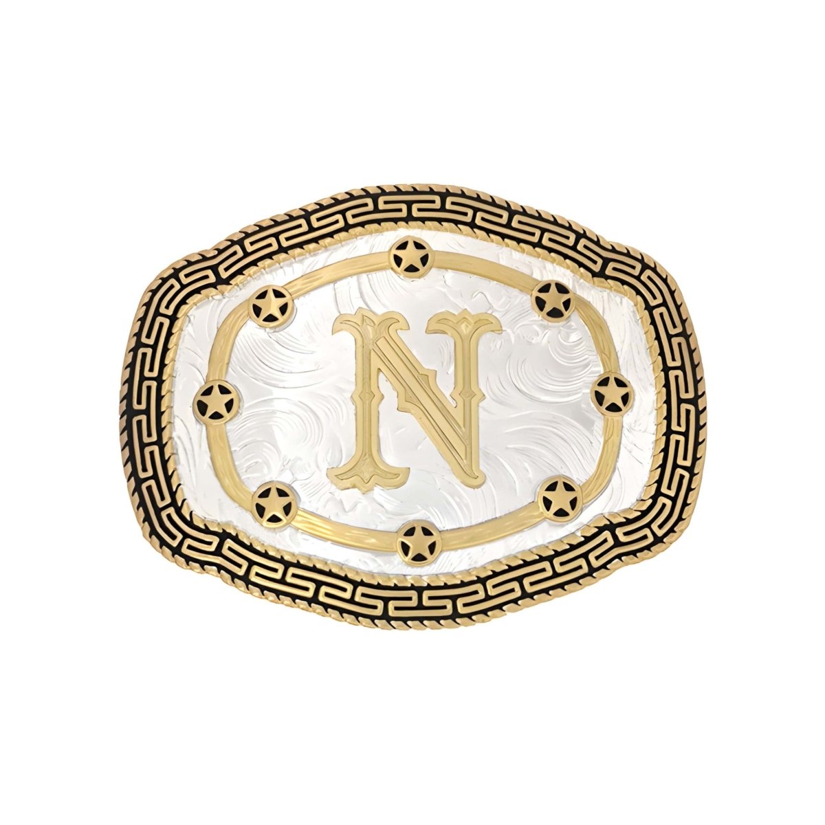 Boucle de ceinture Alphabet, N, modèle Noor - La Boutique de la Ceinture