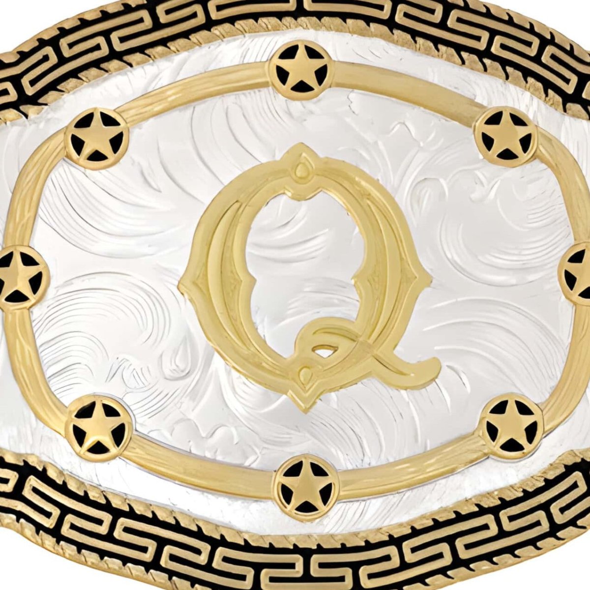 Boucle de ceinture Alphabet, Q, modèle Quincy - La Boutique de la Ceinture
