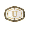 Boucle de ceinture Alphabet, U, modèle Urijah - La Boutique de la Ceinture