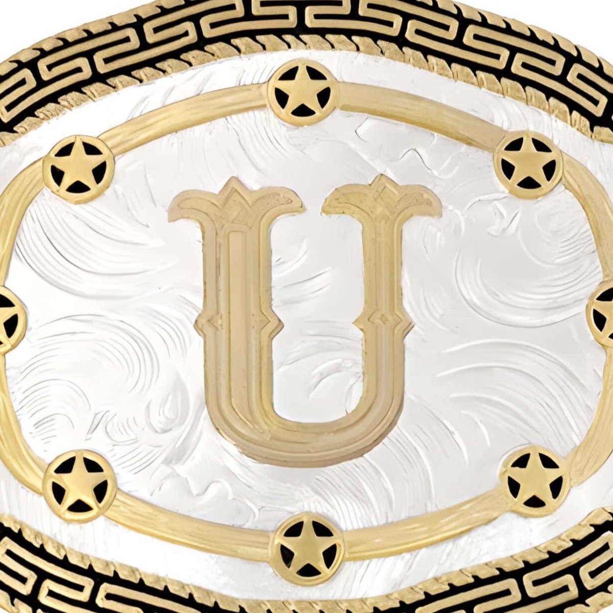 Boucle de ceinture Alphabet, U, modèle Urijah - La Boutique de la Ceinture
