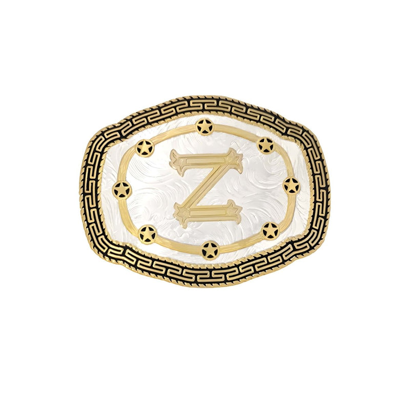 Boucle de ceinture Alphabet, Z, modèle Zuri