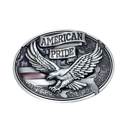Boucle de ceinture Américaine, "American Pride", modèle Houston - La Boutique de la Ceinture