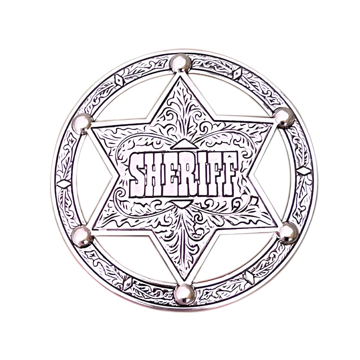 Boucle de ceinture Américaine, Sheriff, modèle Kingsley - La Boutique de la Ceinture