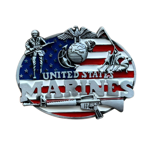Boucle de ceinture Américaine, US Marines, modèle Skyler - La Boutique de la Ceinture