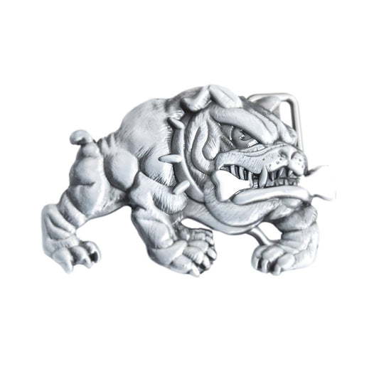 Boucle de ceinture Animal, Bulldog, modèle Rex - La Boutique de la Ceinture