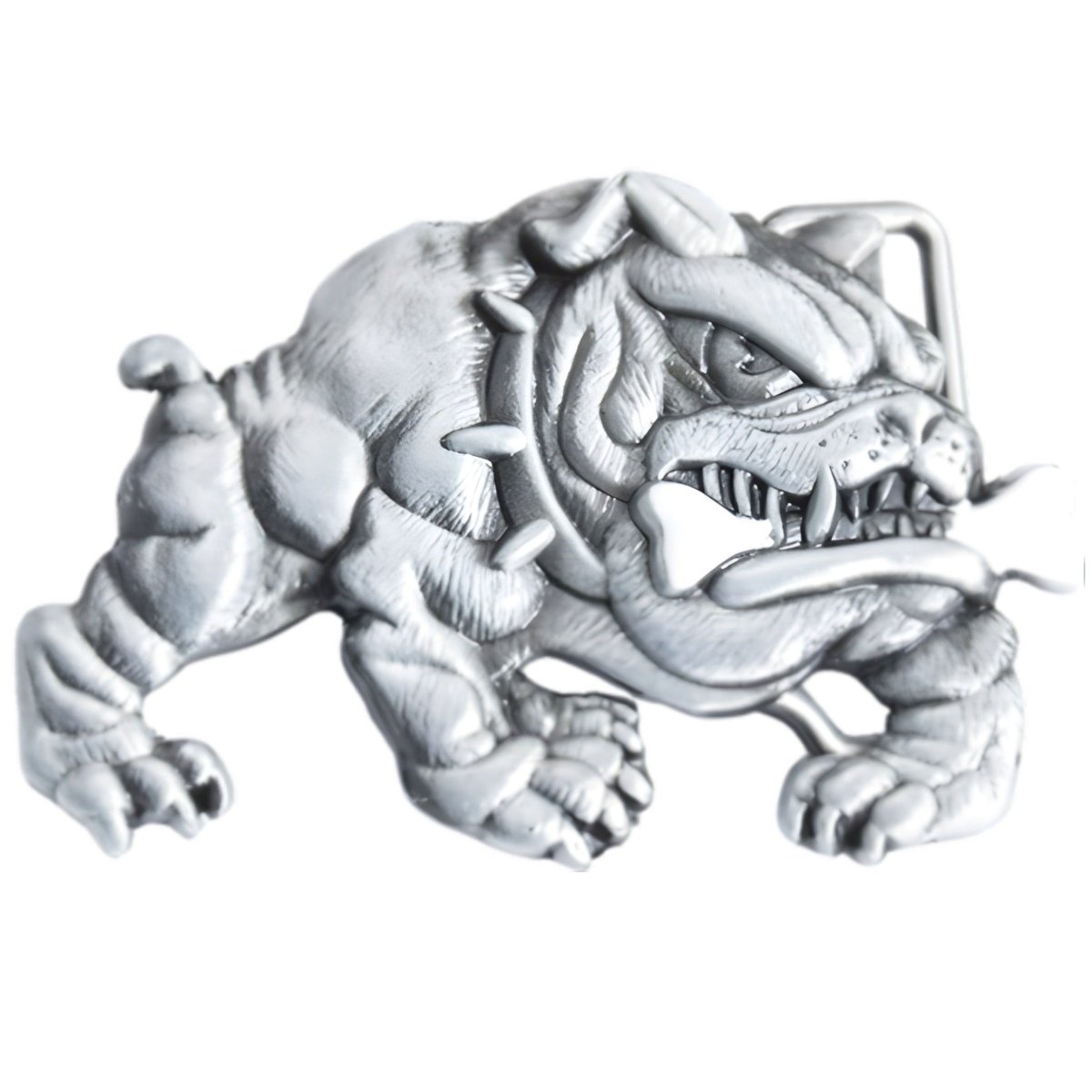 Boucle de ceinture Animal, Bulldog, modèle Rex - La Boutique de la Ceinture