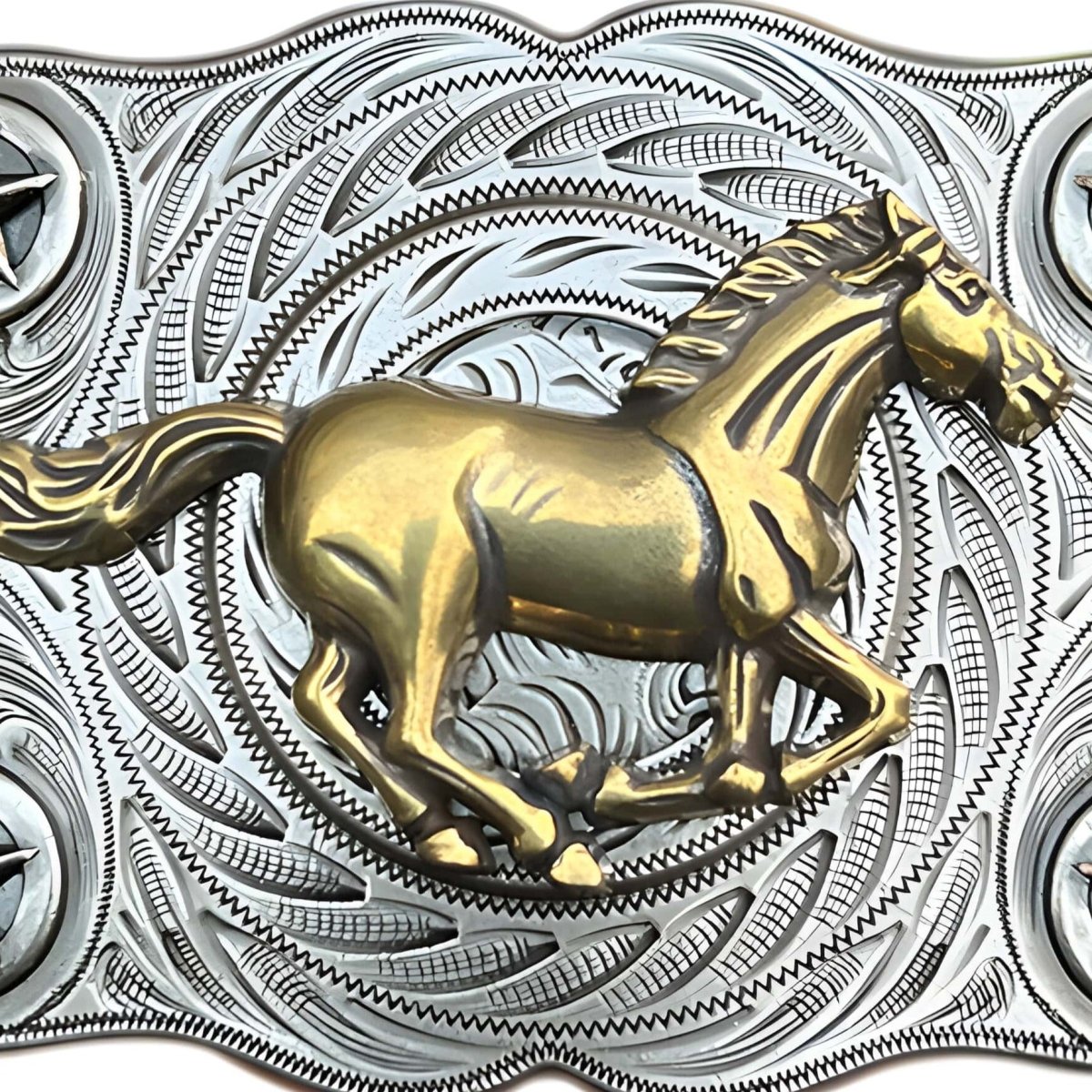 Boucle de ceinture Animal, cheval, modèle Ario - La Boutique de la Ceinture