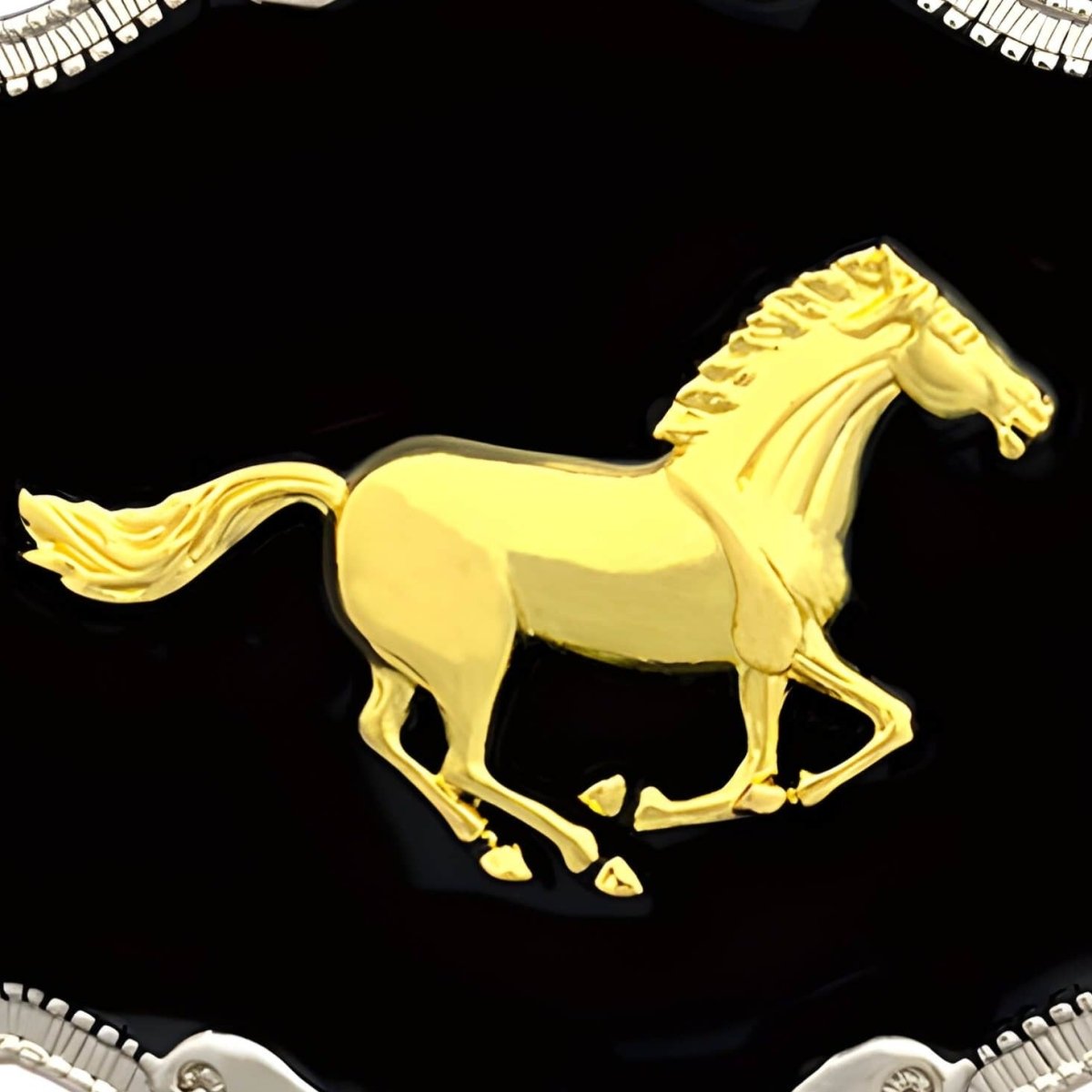 Boucle de ceinture Animal, cheval, modèle Thayne - La Boutique de la Ceinture