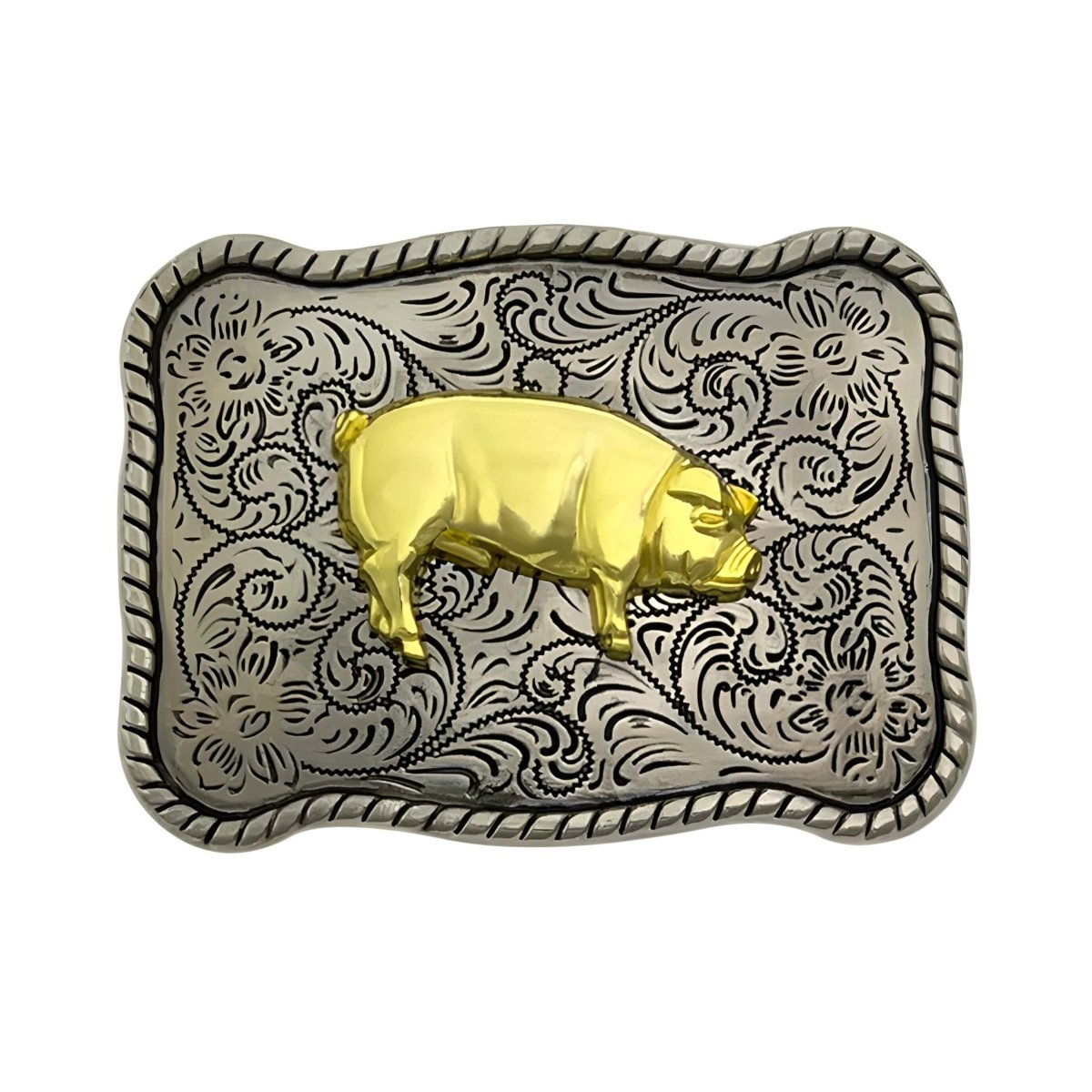 Boucle de ceinture Animal, cochon, modèle Jovani - La Boutique de la Ceinture