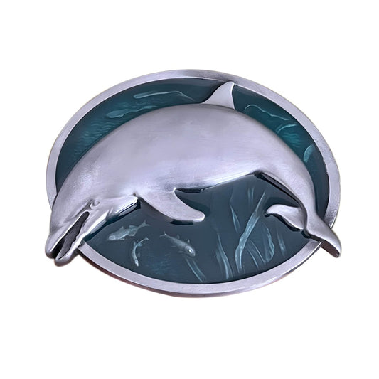 Boucle de ceinture Animal, dauphin, modèle Ralph - La Boutique de la Ceinture