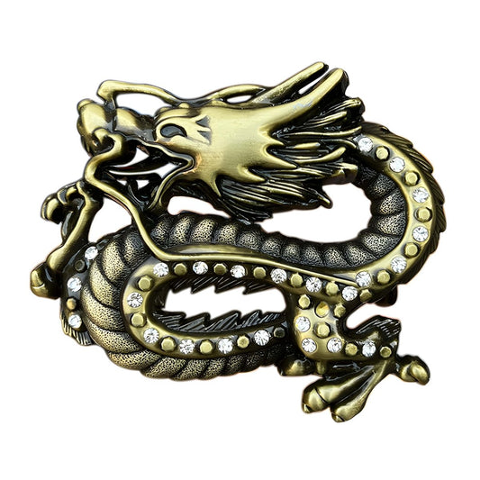 Boucle de ceinture Animal, dragon asiatique, modèle Shayne - La Boutique de la Ceinture