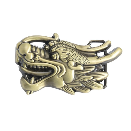 Boucle de ceinture Animal, tête de dragon, modèle Marvin - La Boutique de la Ceinture