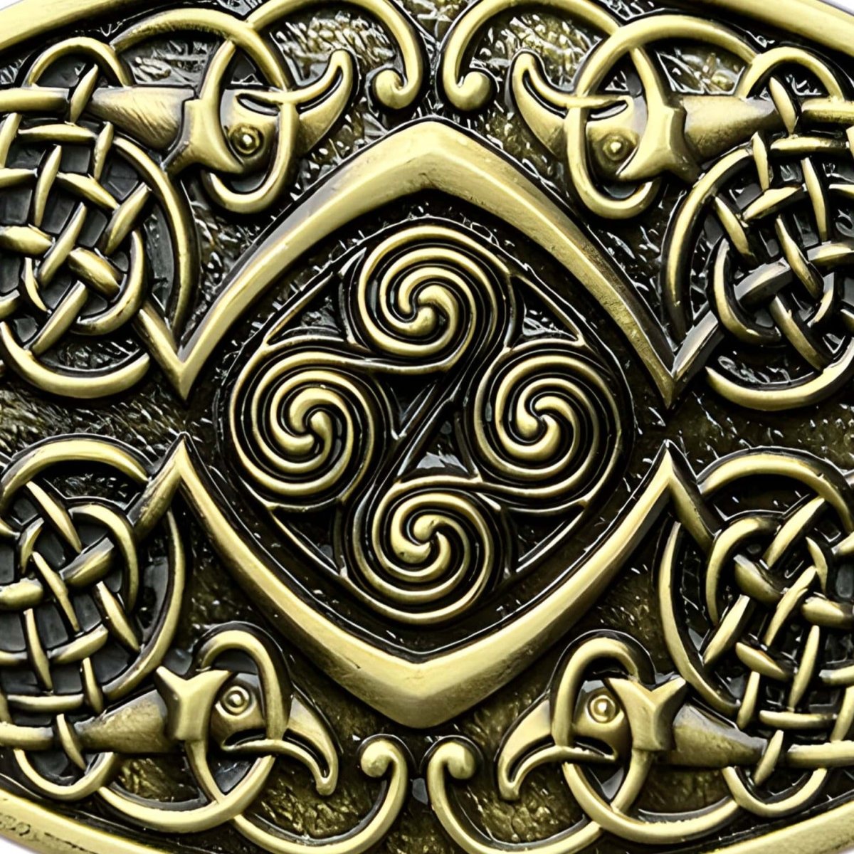 Boucle de ceinture Celtique, modèle Maodan - La Boutique de la Ceinture