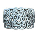 Boucle De Ceinture Celtique à Nœud - Style Rectangulaire Argenté - Unisexe - 2