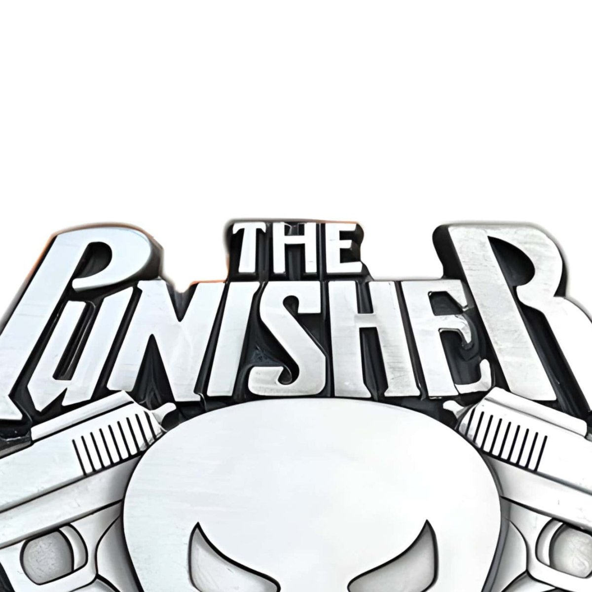 Boucle de ceinture Cinéma, The Punisher, modèle Jon - La Boutique de la Ceinture