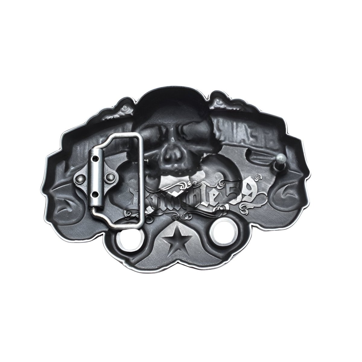 Boucle de ceinture Moto, "Gear Head" mécanique, modèle Jeffrey - La Boutique de la Ceinture