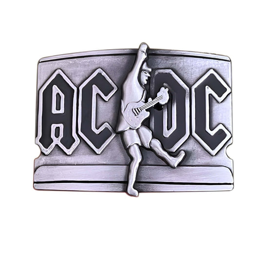 Boucle de ceinture Musique, ACDC, modèle Phil - La Boutique de la Ceinture