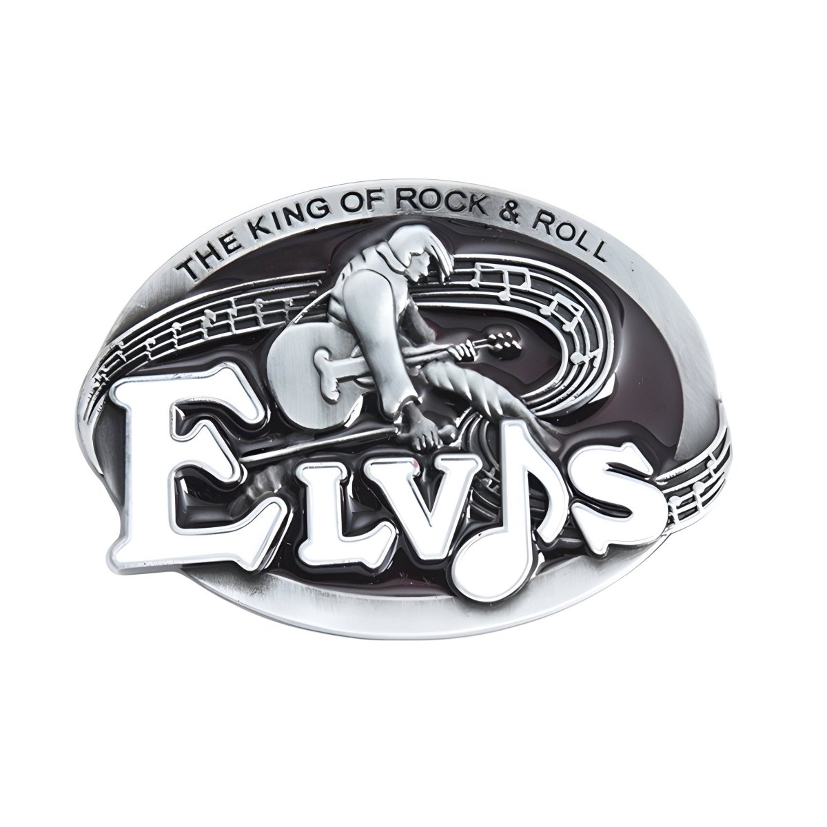Boucle de ceinture Musique, Elvis Presley, modèle Bryce - La Boutique de la Ceinture