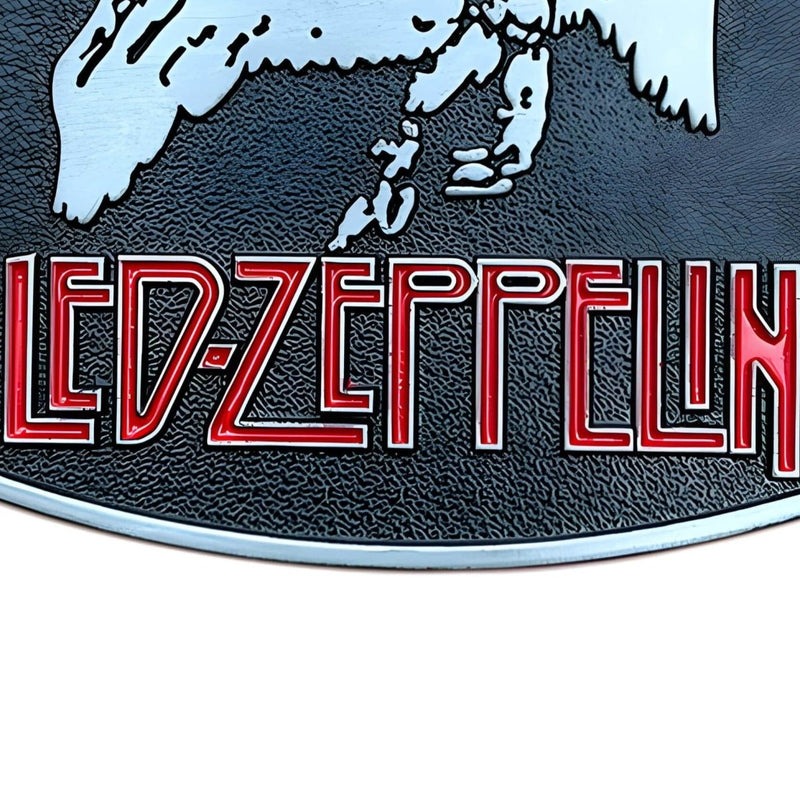 Boucle de ceinture Musique, Led-Zeppelin, modèle Hunter
