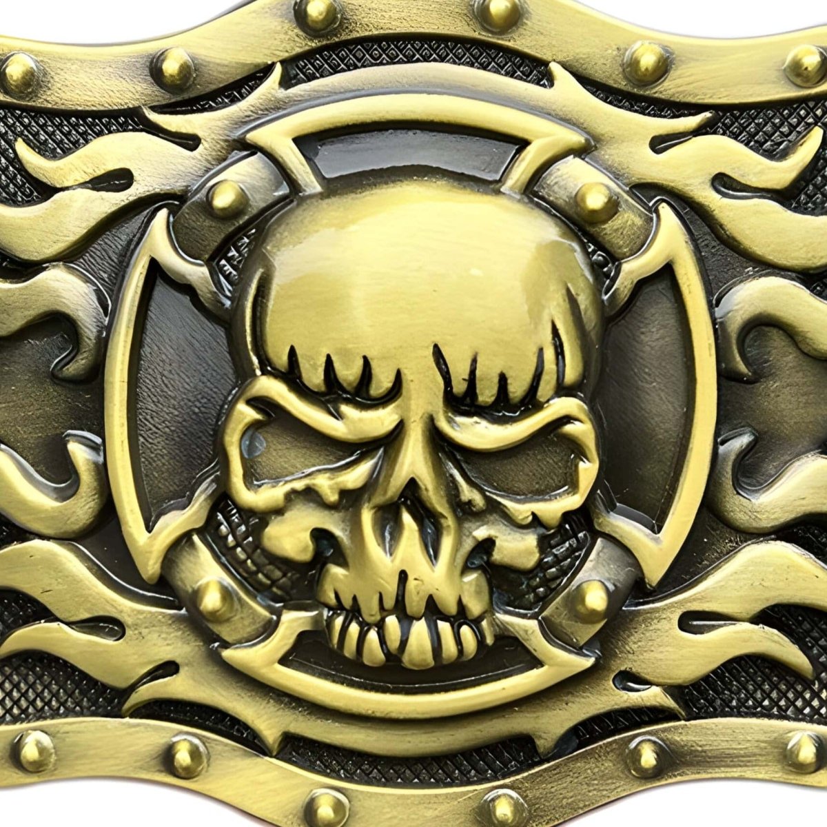 Boucle Ceinture Cuir Véritable 39 Mm Noir – Tête De Ceinture Ardillon Avec Rivets, Pour Homme & Femme, DIY Remplacement Ou Création