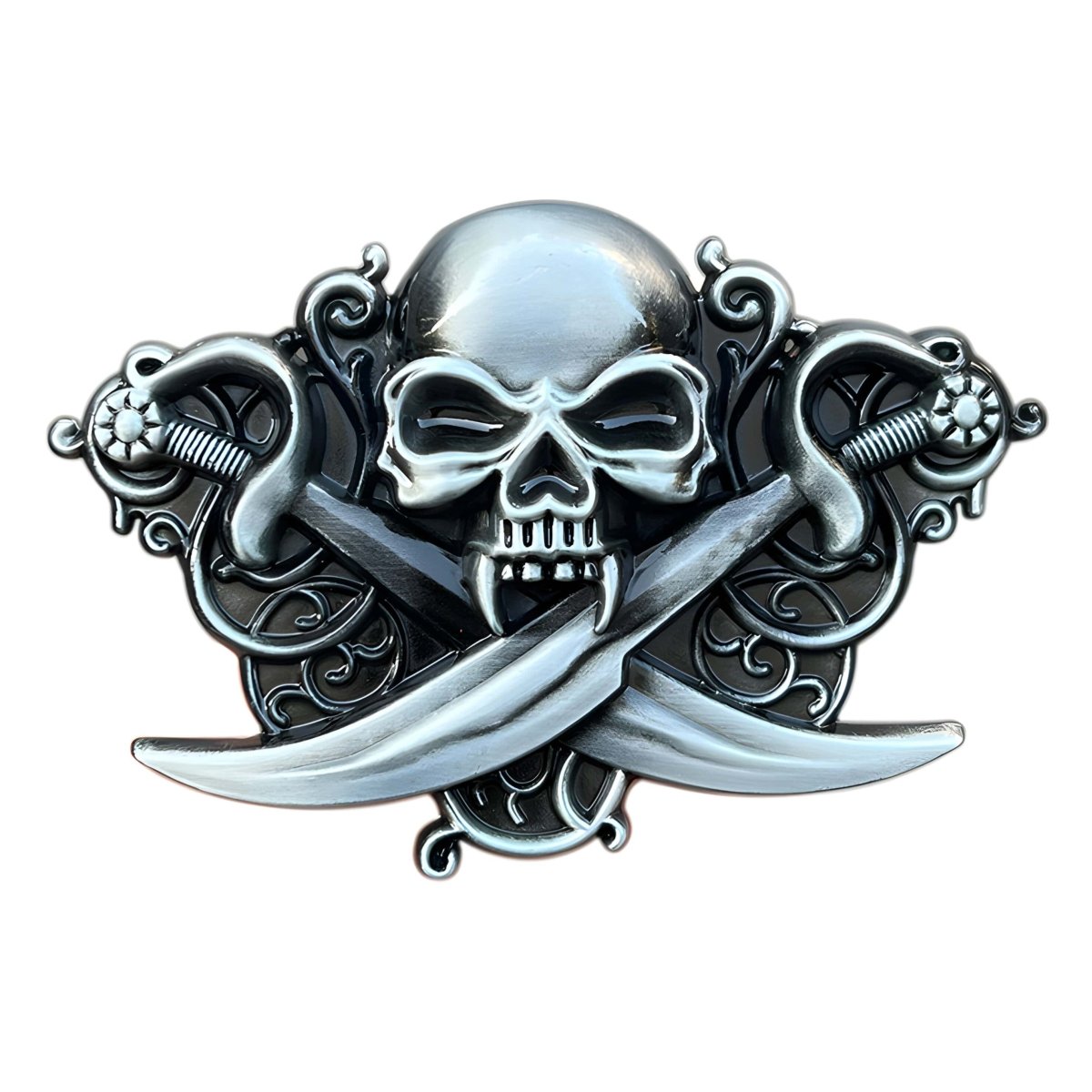 TÊTE DE MORT STYLE PIRATE [ boucle ceinture TÊTE DE MORT STYLE PIRATE [ boucle ceinture
