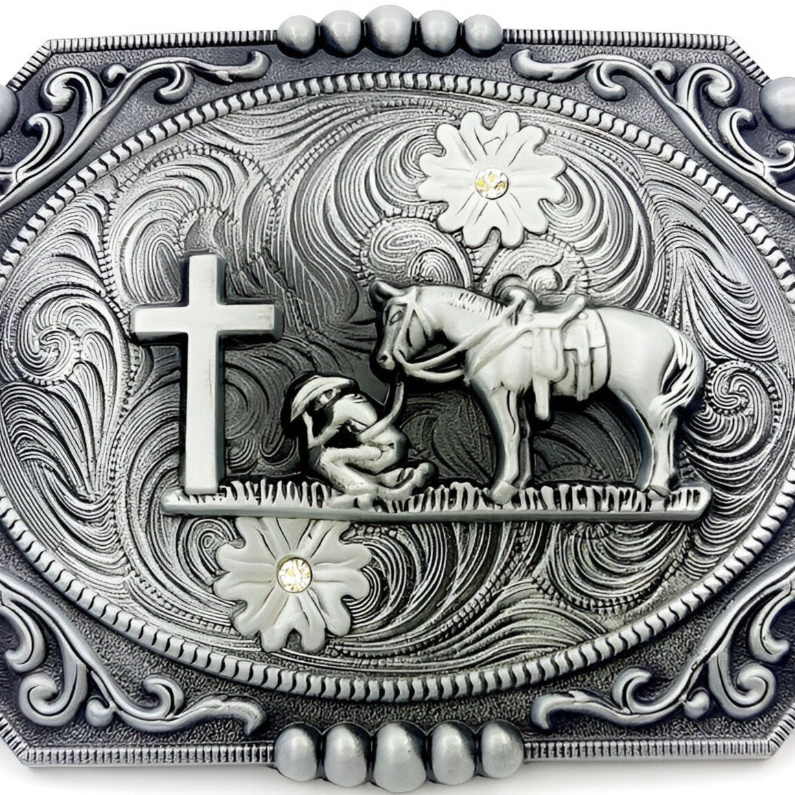 Boucle de ceinture Western, cow-boy, modèle Austin - La Boutique de la Ceinture
