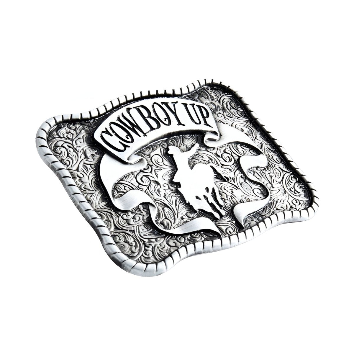 Boucle de ceinture Western, "Cowboy UP", modèle Bridger - La Boutique de la Ceinture
