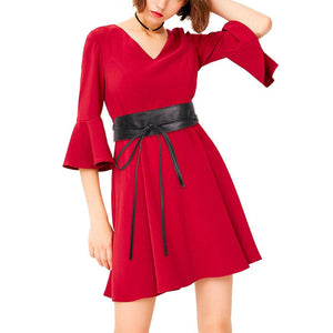 Ceinture Large à Nouer Pour Femme – Style Obi Enroulable – Taille Unique 80 Cm – Largeur 9,5 Cm – Synthétique