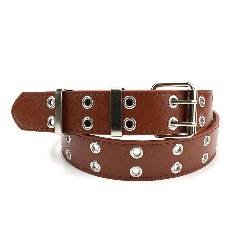 Ceinture ajustable double ardillon pour fille ou garçon, modèle Lucky - La Boutique de la Ceinture