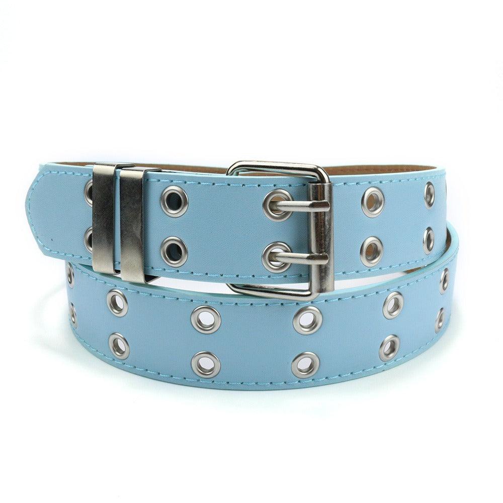 Ceinture ajustable double ardillon pour fille ou garçon, modèle Lucky - La Boutique de la Ceinture