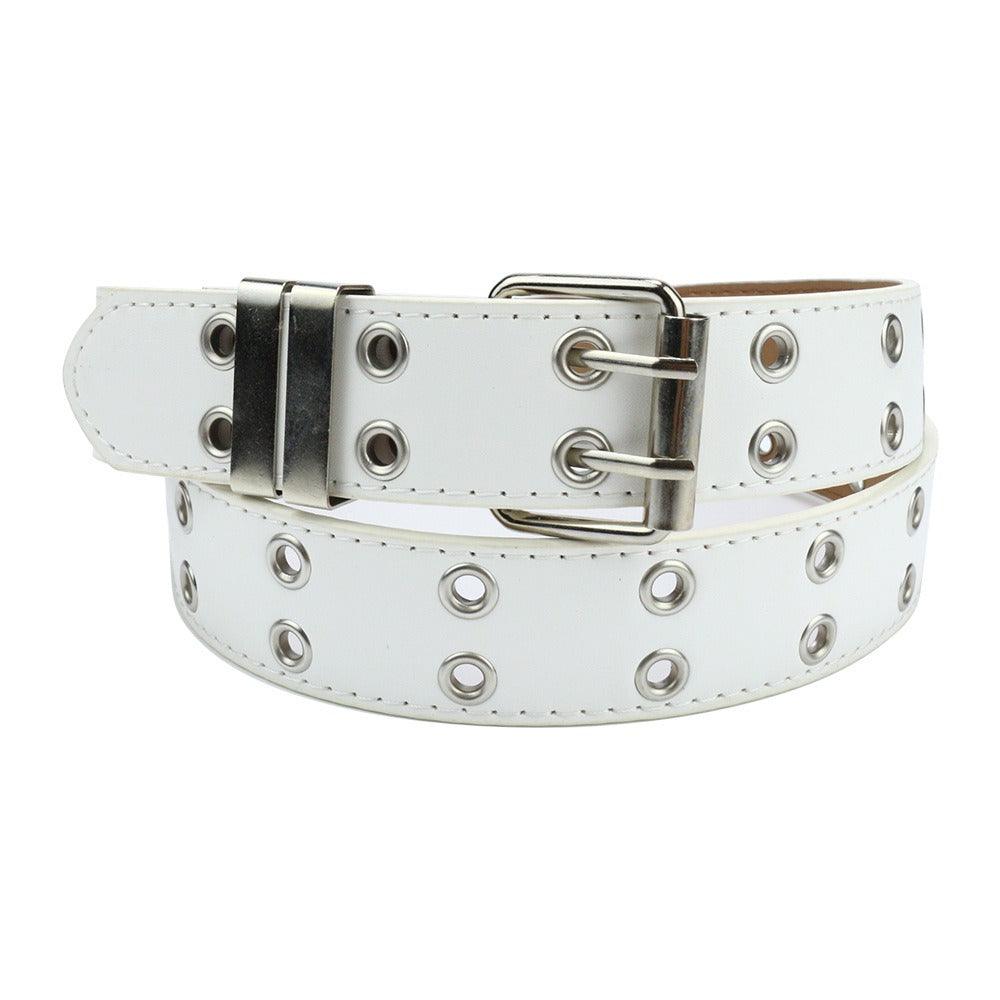 Ceinture ajustable double ardillon pour fille ou garçon, modèle Lucky - La Boutique de la Ceinture