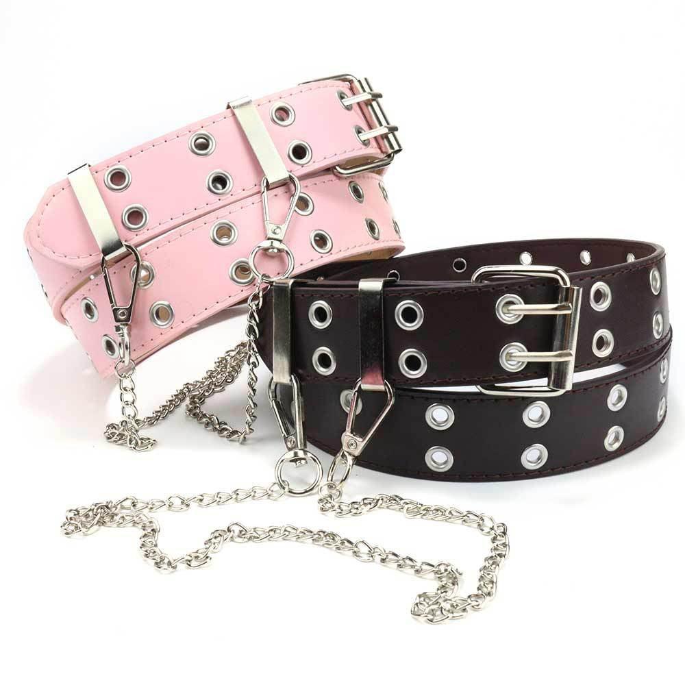 Ceinture ajustable double ardillon pour fille ou garçon, modèle Lucky - La Boutique de la Ceinture