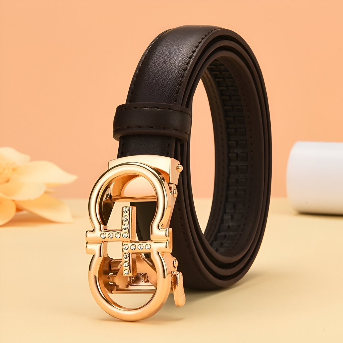 Ceinture fine - Marron/doré - FEMME | H&M FR Ceinture fine - Marron/doré - FEMME | H&M FR