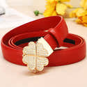 Ceinture En Cuir Pour Femme à Boucle Automatique - Longueur Réglable, Style Tendance - Pour Pantalons, Robes, Manteaux - 6