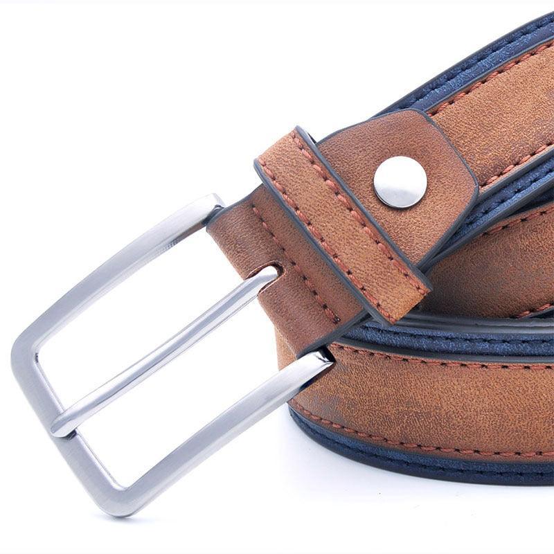 Ceinture Casual en cuir pour homme, modèle Renato - La Boutique de la Ceinture