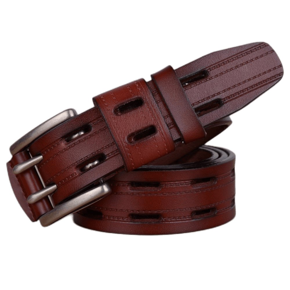 Ceinture Casual en cuir pour homme, modèle Thresu - La Boutique de la Ceinture