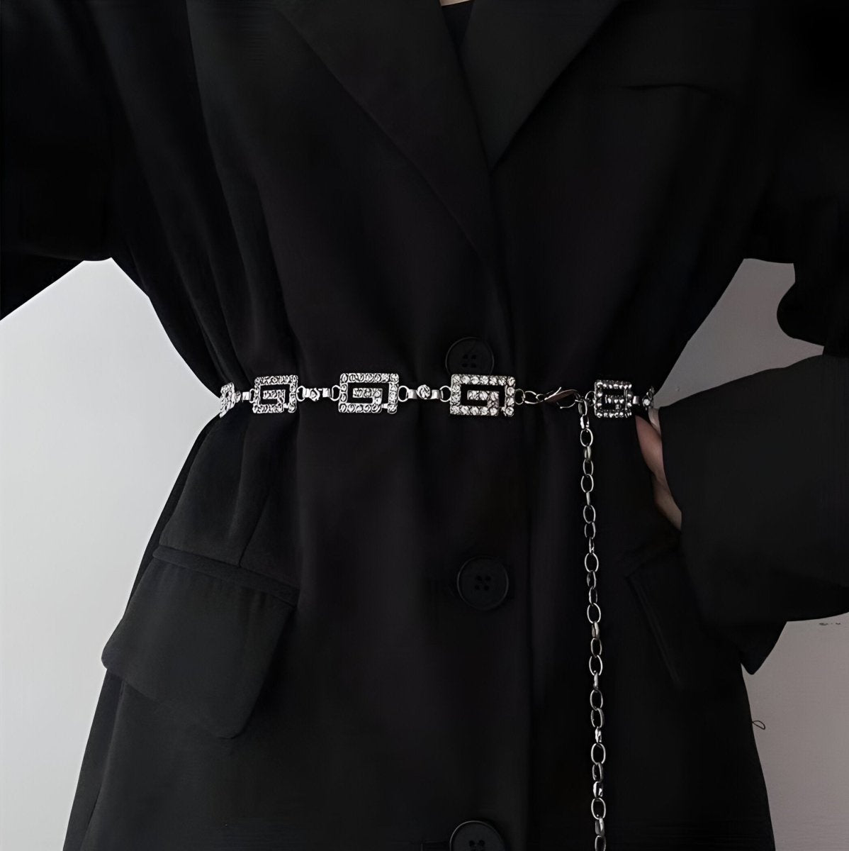 WERFORU - Ceinture Chaîne Femme Dorée Bohème Western - Ajustable Pour Robes, Jeans Et Tenues Chic