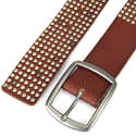 Ceinture Cloutée Punk Pour Homme/femme - Longueurs 110 Cm Et 120 Cm - Cuir Synthétique, Boucle Métal - Style Gothique, Rock - Pour Jeans, Pantalons - 8
