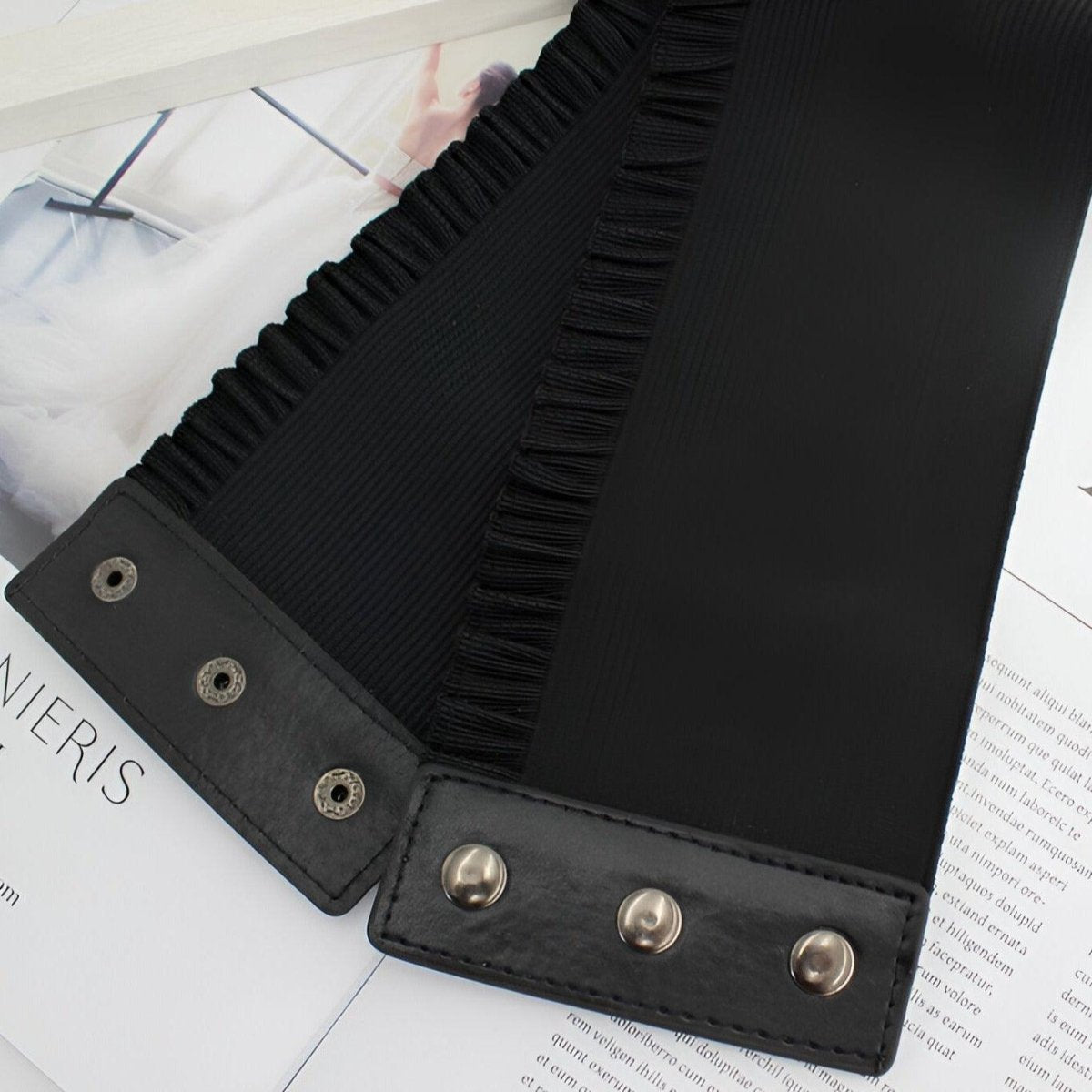 Ceinture corset à lacets avec œillets, modèle Isla - La Boutique de la Ceinture