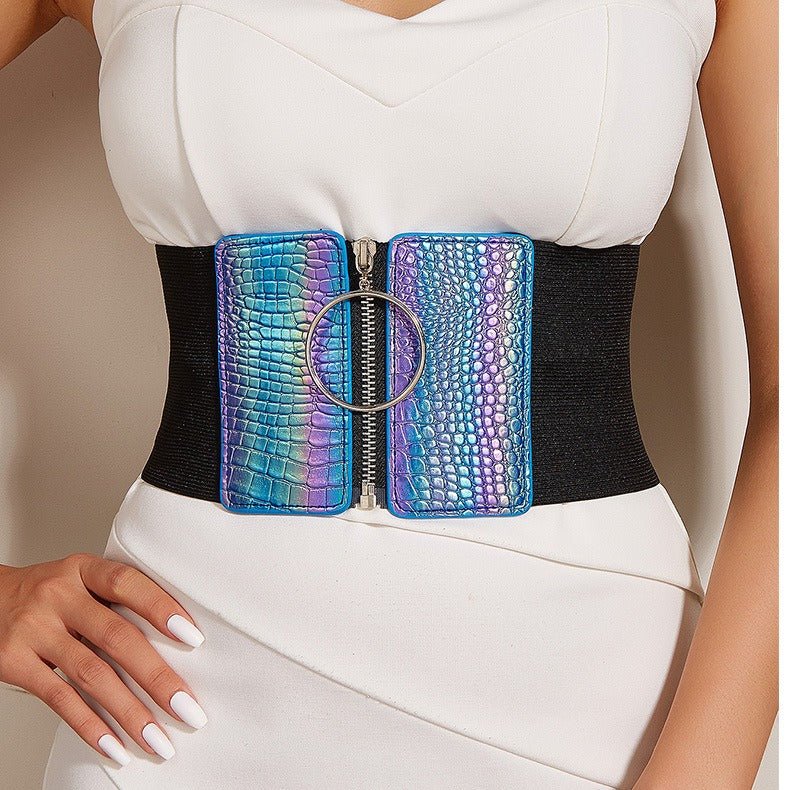 Ceinture corset à zip, modèle Esmé - La Boutique de la Ceinture
