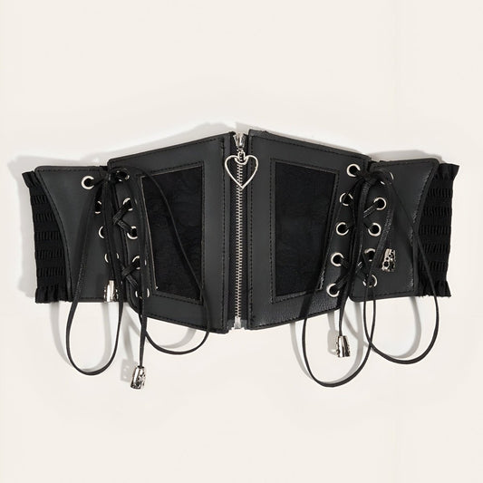 Ceinture corset à zip, modèle Isra - La Boutique de la Ceinture