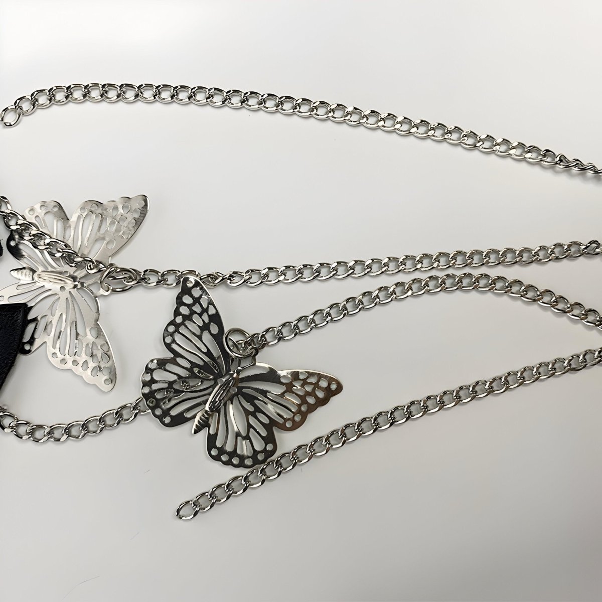 Ceinture corset avec chaîne papillons, modèle Molly - La Boutique de la Ceinture